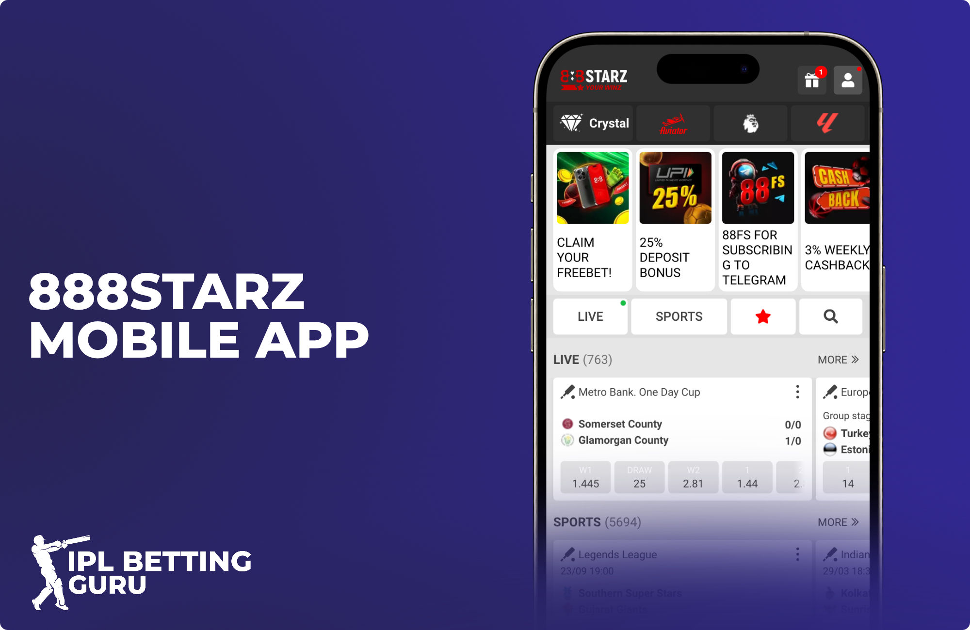 888starz mobile app for Android & iOS