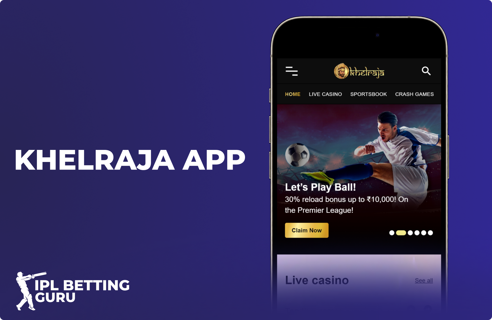 Khelraja mobile application for bets on the go