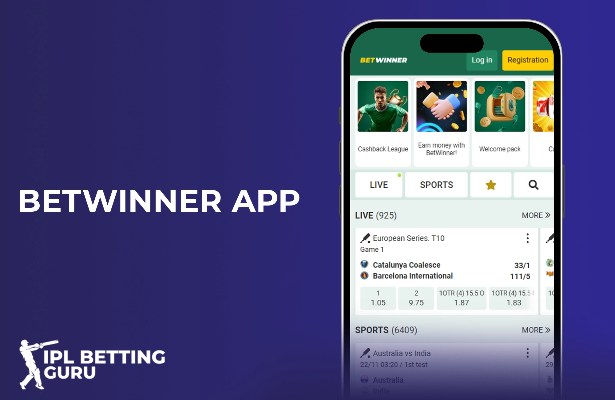 Betwinner mobile application for bets on the go