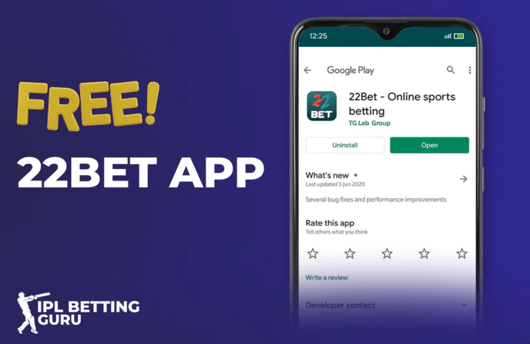 22bet Free bets mobile app