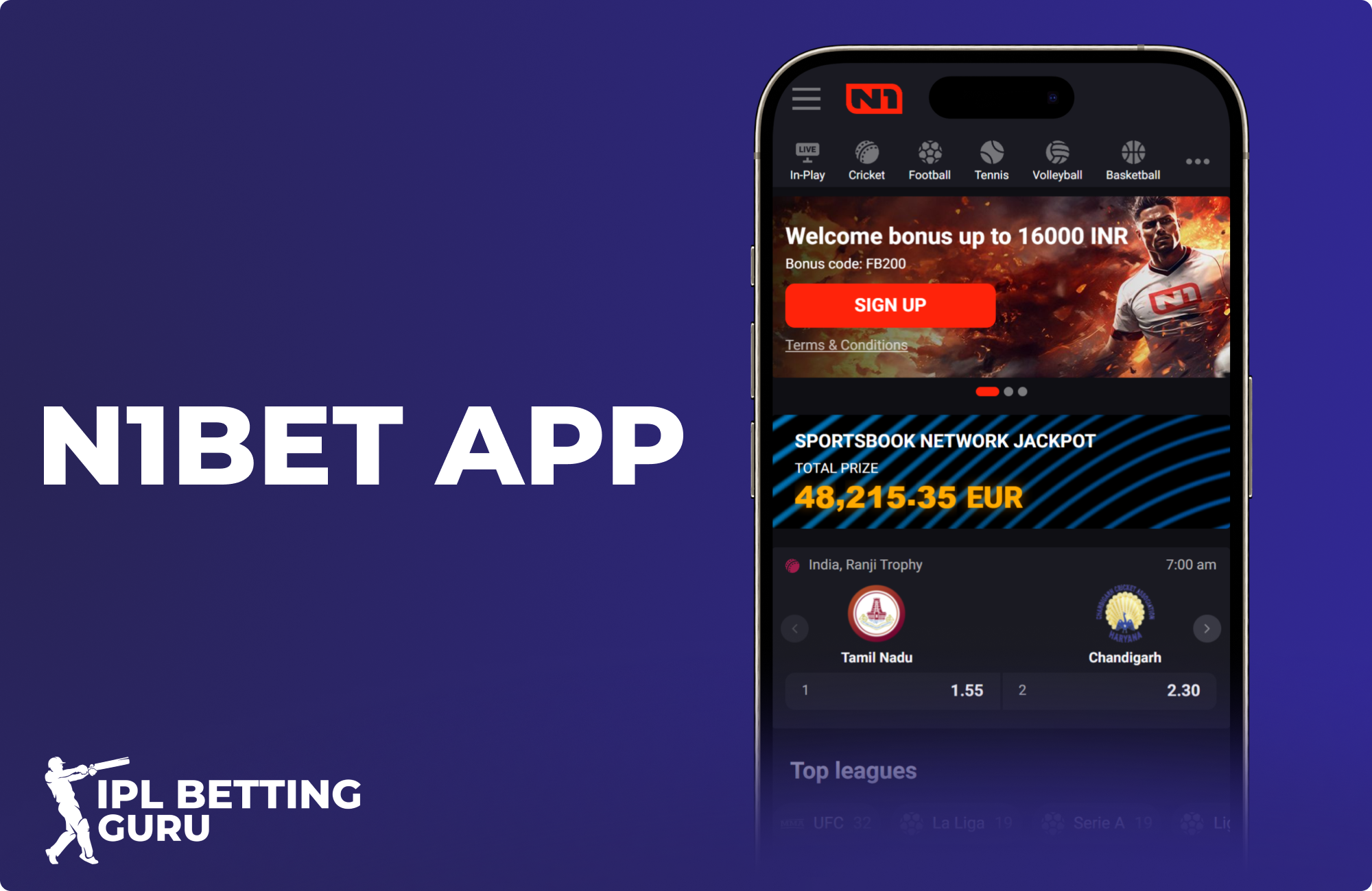 N1Bet Mobile App